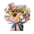 韓式包裝向日葵花佐襯花1束